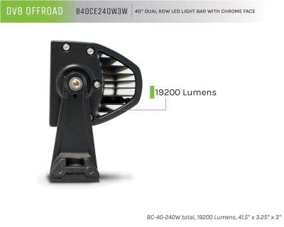 DV8 Offroad - DV8 Offroad B40CE240W3W LED Light Bar - Image 3