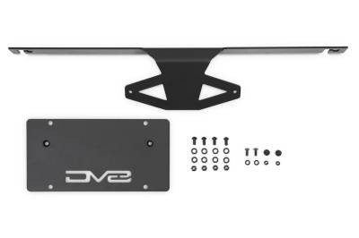 DV8 Offroad - DV8 Offroad LPBR-05 Capable Bumper Slanted Front License Plate Mount - Image 1
