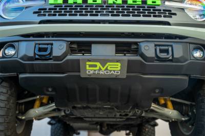 DV8 Offroad - DV8 Offroad LPBR-05 Capable Bumper Slanted Front License Plate Mount - Image 14