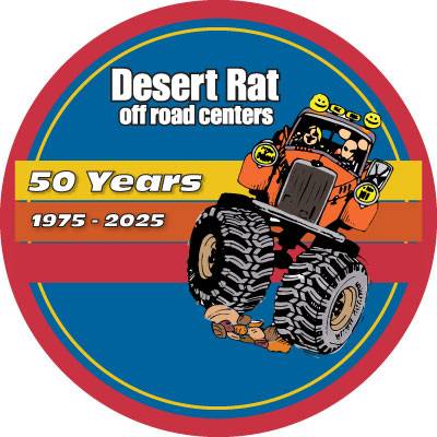 Desert Rat Logo Items - Desert Rat Drink Coasters 50th Anniversary - Set of 4 - Image 3