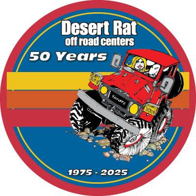 Desert Rat Logo Items - Desert Rat Drink Coasters 50th Anniversary - Set of 4 - Image 2