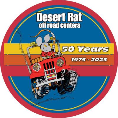 Desert Rat Logo Items - Desert Rat Drink Coasters 50th Anniversary - Set of 4 - Image 4