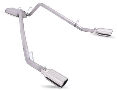 Gibson Performance - Gibson Performance 66570B Black Elite Cat-Back Dual Split Exhaust System - Image 1