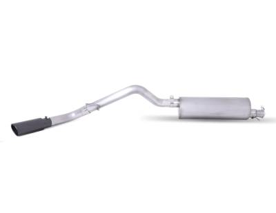 Gibson Performance - Gibson Performance 619717B Black Elite Cat-Back Single Exhaust System - Image 1