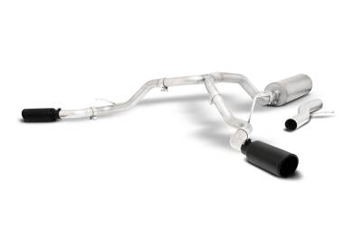 Gibson Performance - Gibson Performance 65696B Black Elite Cat-Back Dual Extreme Exhaust System - Image 1