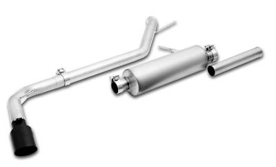 Gibson Performance - Gibson Performance 619719B Black Elite Cat-Back Single Exhaust System - Image 1