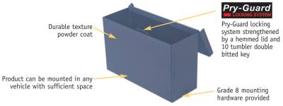Tuffy Security Products - Tuffy Security Products 029-01 Compact Security Lockbox - Image 3
