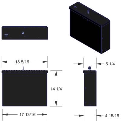 Tuffy Security Products - Tuffy Security Products 182-01 Tuffy Laptop Lockbox - Image 8