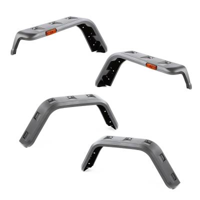 Rugged Ridge - Rugged Ridge 11640.30 Hurricane Fender Flare Kit - Image 1
