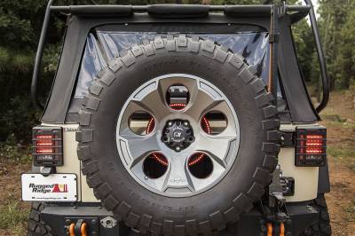 Rugged Ridge - Rugged Ridge 11585.04 Accessory Brake Light LED Ring - Image 4