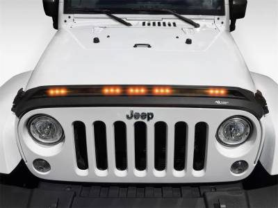 Rugged Ridge - Rugged Ridge 11350.31 Lightshield Hood Guard - Image 4