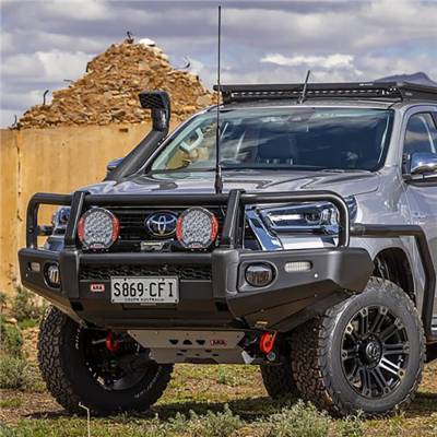 ARB 4x4 Accessories - ARB Summit Combar For Toyota Hilux 05/20 -  - Af20 8-10 Matt Black Wide Body - Image 1