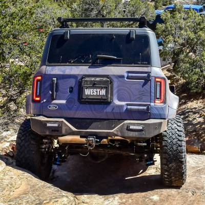 Westin - Westin 58-421255 Pro-Series Rear Bumper - Image 7