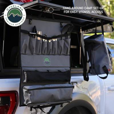 Overland Vehicle Systems - Overland Kitchen Kit - 24 Piece Cooking and Utensil Kit, Hanging Carrying Case - Image 3