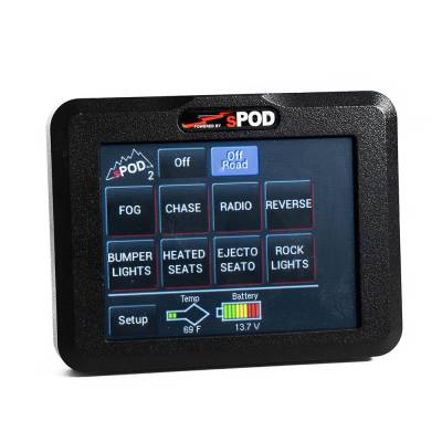 sPOD - sPOD Add-On Touchscreen w/ 30 Ft Cable - Image 1