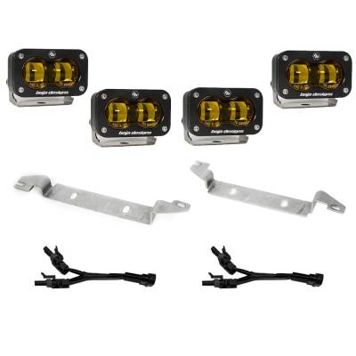 Baja Designs - Baja Designs 2024-Present Toyota Tacoma S2 SAE Baja Amber OEM Fog Replacement Kit Baja Designs - Image 1