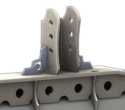 Artec Industries - Artec Tall Adjustable Truss Upper Link Mount 2.63 Inch - Image 2