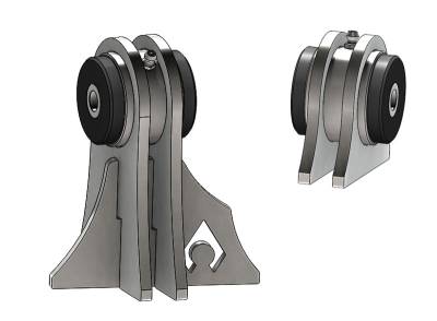 Artec Industries - Artec Jeep TJ Weld On UCA Brackets For Low Pro Front Truss Currie JJ Bushings 1/2 Inch Bolt Size - Image 1