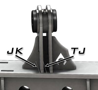 Artec Industries - Artec Jeep TJ Weld On UCA Brackets For Low Pro Front Truss Currie JJ Bushings 1/2 Inch Bolt Size - Image 4