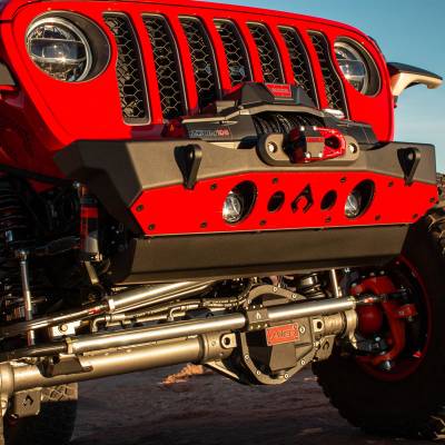 Artec Industries - Artec Bare Steel Nighthawk Front Bumper with Aluminum Skid for JK, JL, and JT - Bare Steel - Image 2