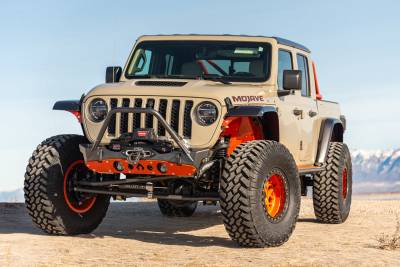 Artec Industries - Artec Bare Steel Nighthawk Mid-tube Stinger Front Bumper with Aluminum Skid for JK, JL, and JT - Bare Steel - Image 13