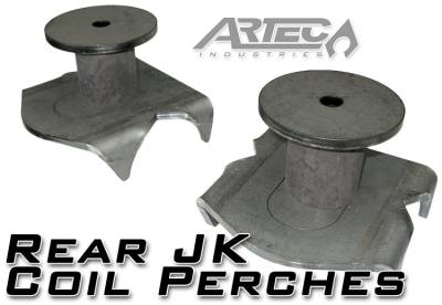 Artec Industries - Artec Rear JK Coil Perches And Retainers Pair - Image 1