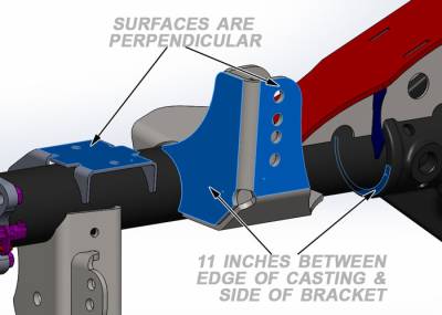 Artec Industries - Artec JK Rear Tracbar Bracket - Image 2