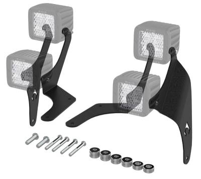 Artec Industries - Artec JL A-Pillar Dual Led Cube Light Mount - Image 1