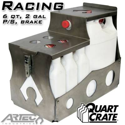 Artec Industries - Artec Racing Quart Crate 6 Qts Brake P/S 2 Gallons - Image 1