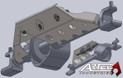 Artec Industries - Artec Dana 60 Full Hydro RAM Mount Only Chevy - Image 2