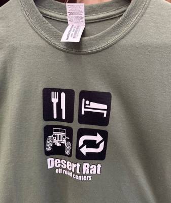 Desert Rat Logo Items - Desert Rat Eat Sleep Crawl T-Shirt - Small - Image 2