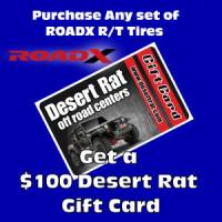 RoadX Tires $100 Gift Card Promotion