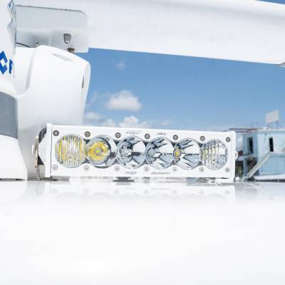Baja Designs - Baja Designs OnX6+ White Straight LED Light Bar (10 Inch; Driving/Combo; Clear) Baja Designs - Image 1