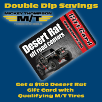 Mickey Thompson $100 Double Dip Promotion