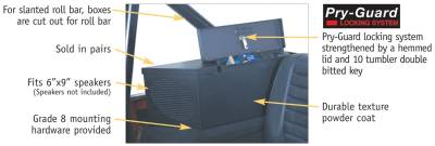 Tuffy Security Products - Tuffy Security Products 015-01 Security Lockbox Set/Speaker And Storage - Image 4