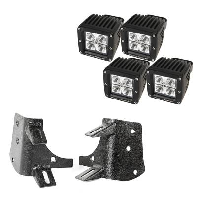 Rugged Ridge - Rugged Ridge 11232.38 A-Pillar LED Kit - Image 1