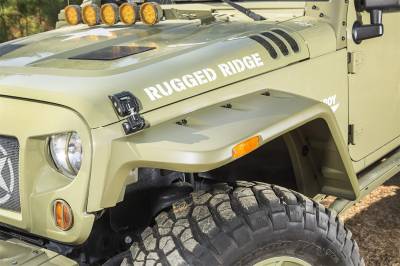 Rugged Ridge - Rugged Ridge 11640.25 Hurricane Fender Flare Kit - Image 4