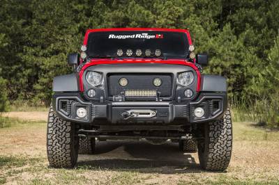 Rugged Ridge - Rugged Ridge 11544.01 Spartacus Front Bumper - Image 2