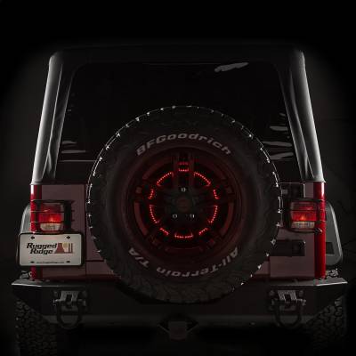 Rugged Ridge - Rugged Ridge 11585.04 Accessory Brake Light LED Ring - Image 7