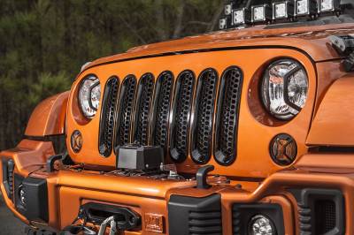 Rugged Ridge - Rugged Ridge 11306.31 Grille Insert Kit - Image 4