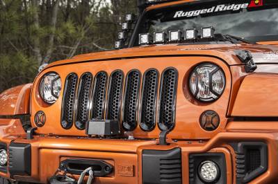 Rugged Ridge - Rugged Ridge 11306.31 Grille Insert Kit - Image 5