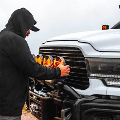 KC HiLites - KC HiLites 5208 SlimLite LED Light Shield - Image 14