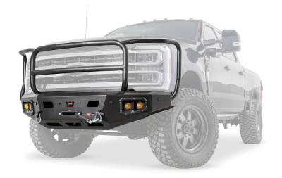 Warn - Warn 110630 ASCENT HD Bumper Ford Superduty With Full Guard - Image 2