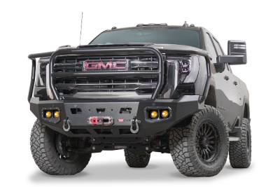 Warn - Warn 111074 ASCENT HD Bumper GMC 2500/3500 With Full Guard - Image 2