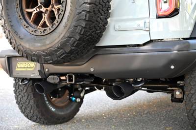 Gibson Performance - Gibson Performance 69551B Black Elite Cat-Back Dual Split Exhaust System - Image 2