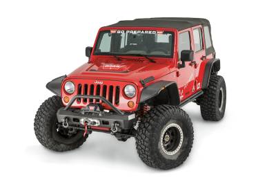 Warn - WARN Elite Stubby Front Bumper Jeep JK With Grille Guard - Image 2