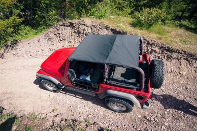 Bestop - Bestop 52531-15 Header Extended Safari Style Bikini Top - Jeep Wrangler TJ - Image 3