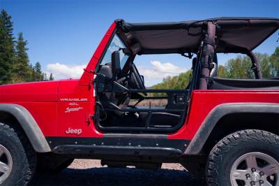 Bestop - Bestop 52531-15 Header Extended Safari Style Bikini Top - Jeep Wrangler TJ - Image 6