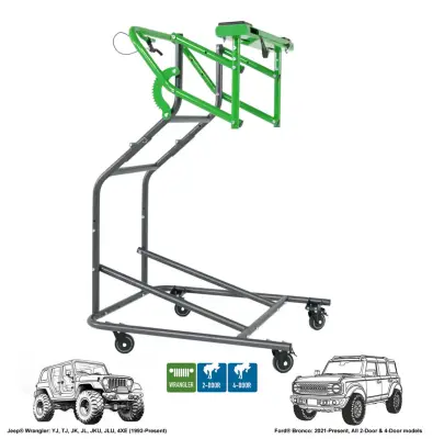 Bestop - Bestop 42844-01 TOPLIFT PRO v2.0 Hardtop Removal Tool - Jeep Wrangler JK - Image 2