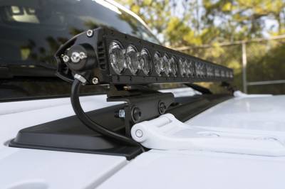 Rugged Ridge - Rugged Ridge 11232.71 Cowl Light Bar Bracket - Image 6